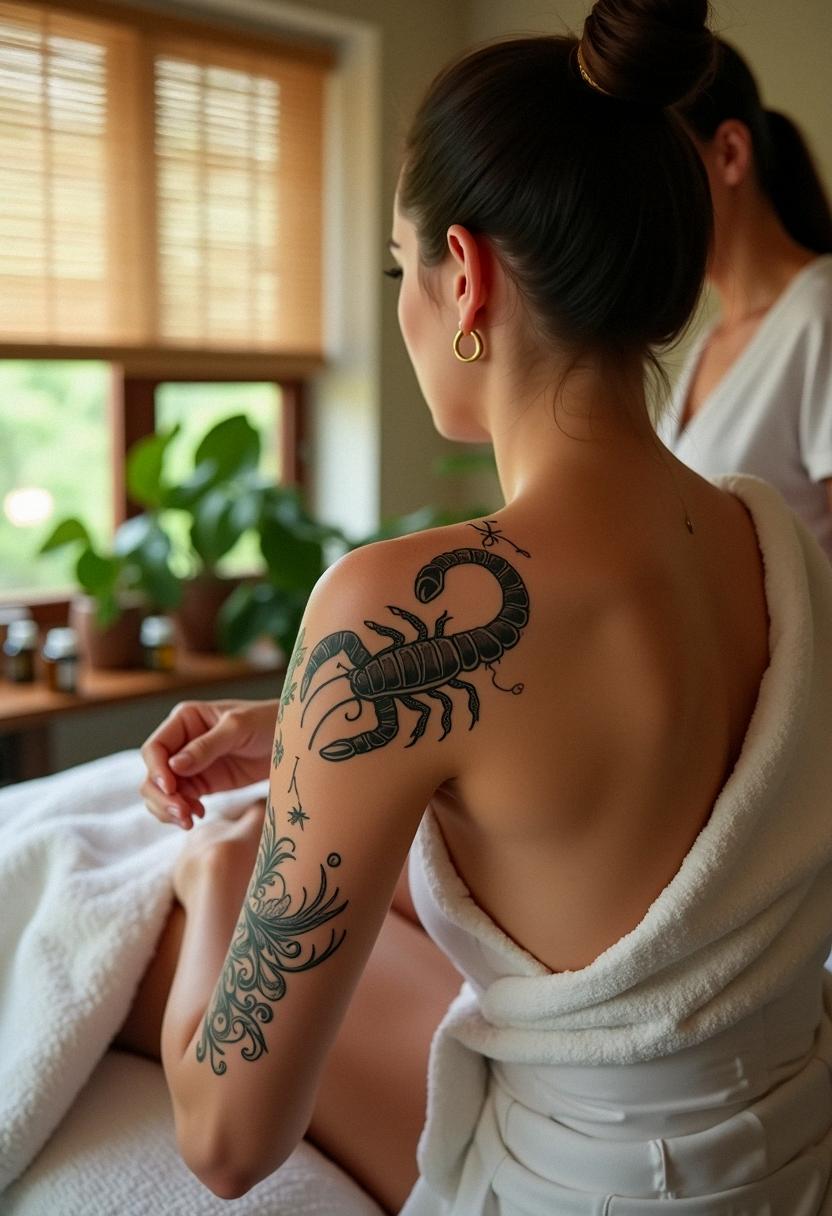scorpio tattoos