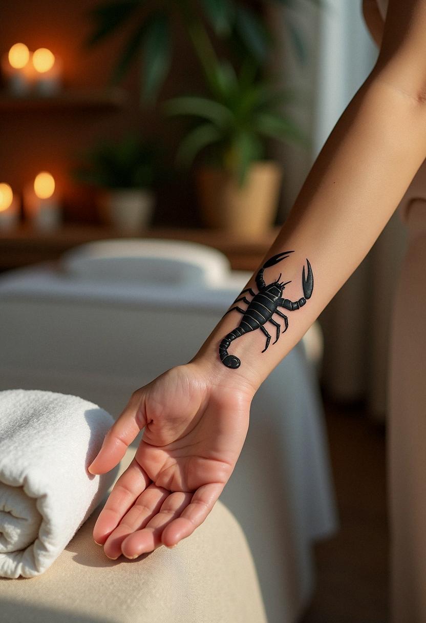 scorpio tattoos