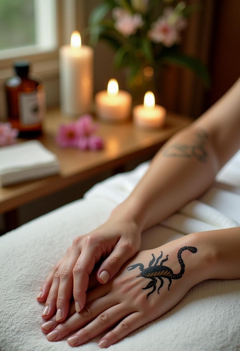 scorpion tattoos