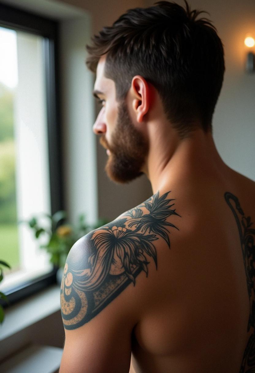 shoulder tattoos for men