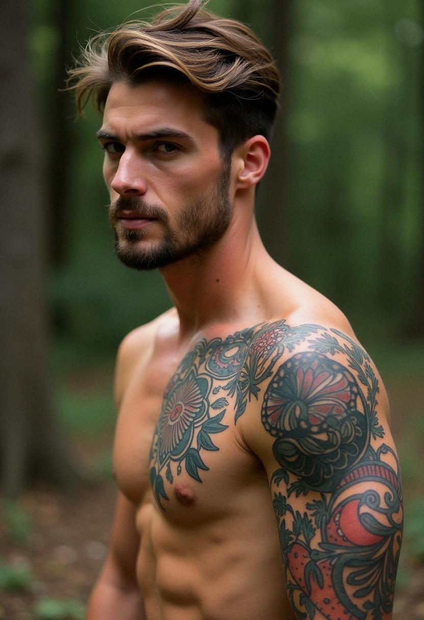 shoulder tattoos for men