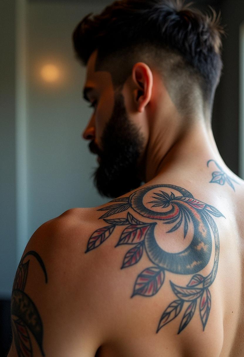 shoulder tattoos for men