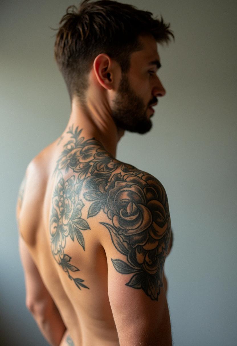shoulder tattoos for men