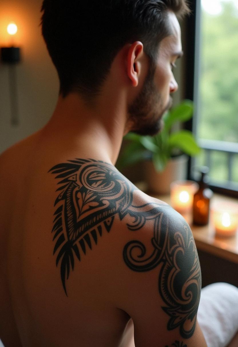 shoulder tattoos for men