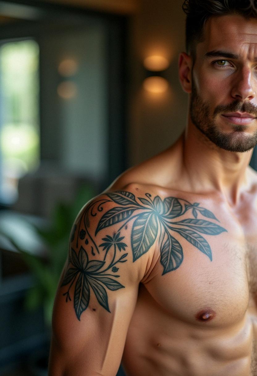 shoulder tattoos for men