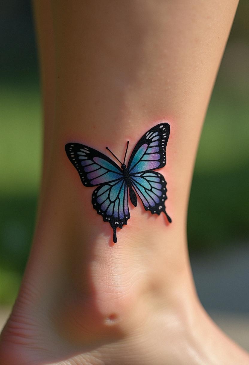 small butterfly tattoo