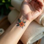 Small Flower Tattoo 00002