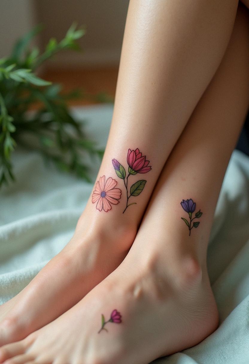 small flower tattoos