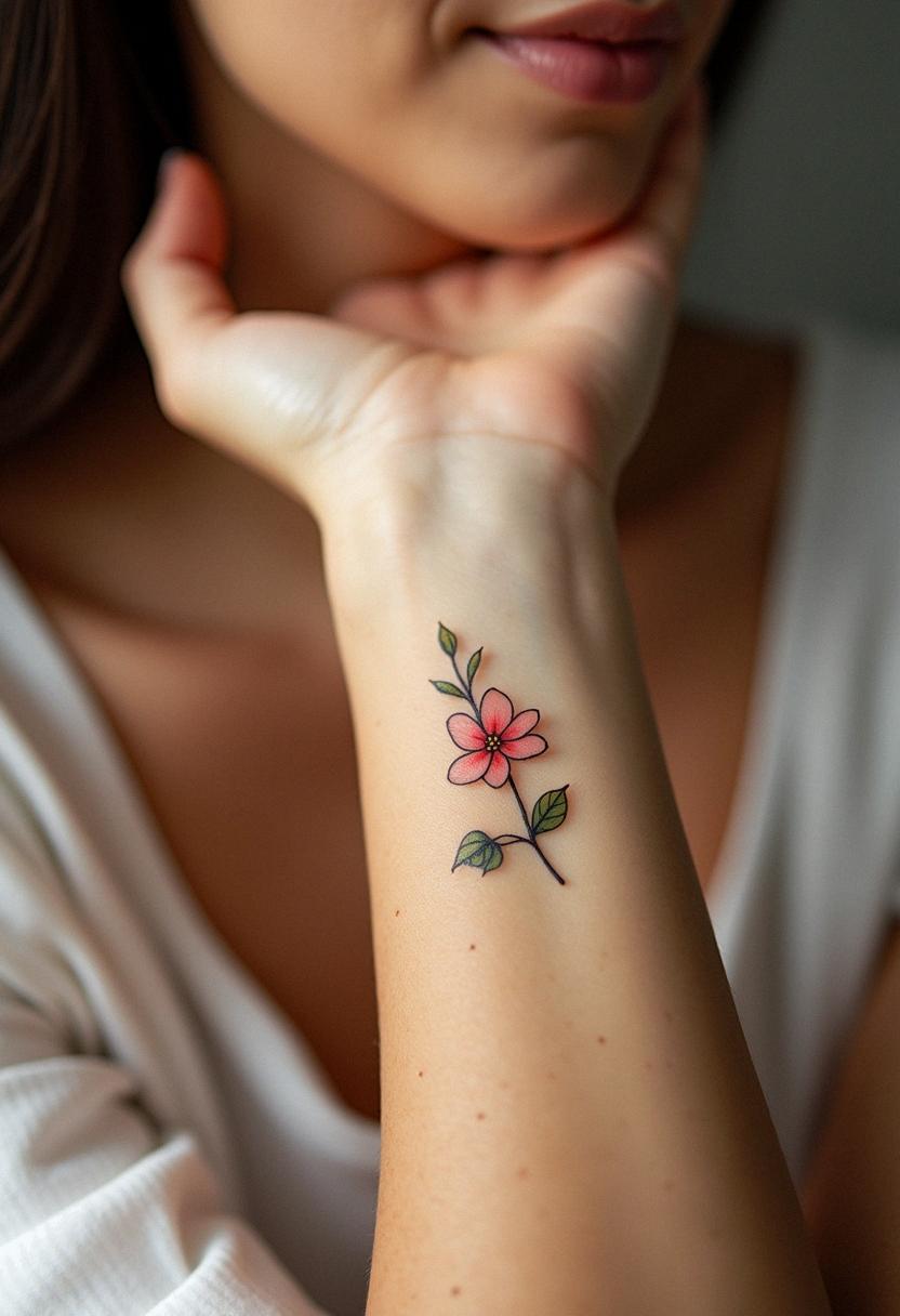 small flower tattoos