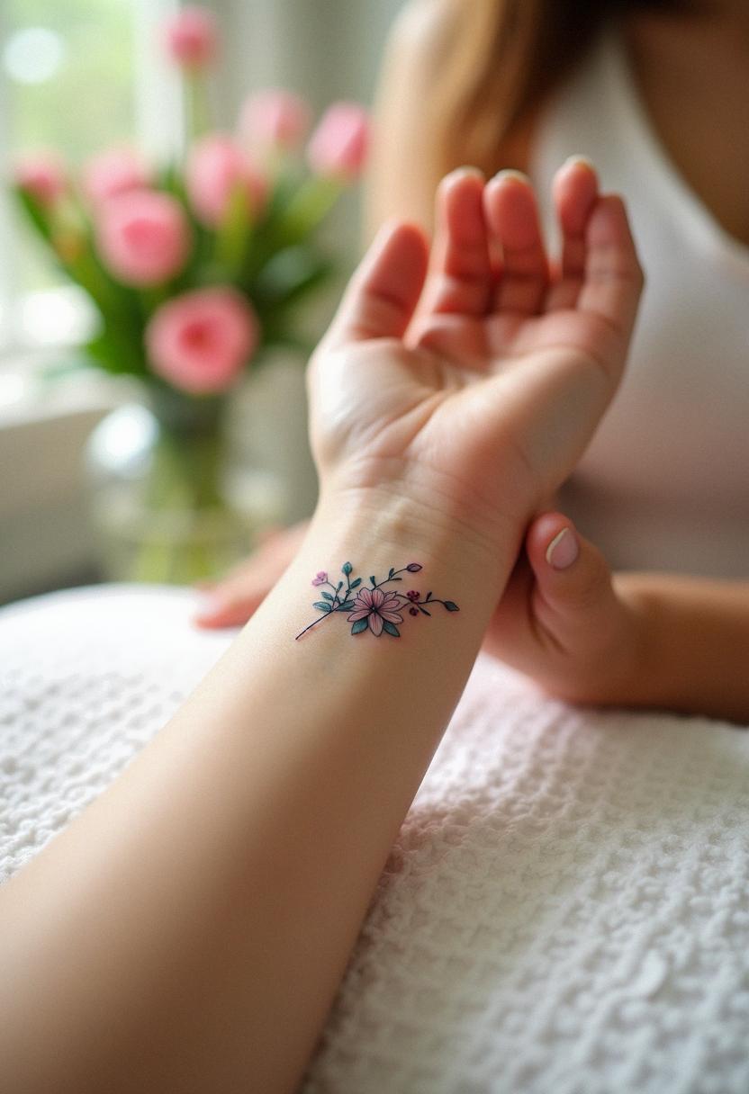 small flower tattoos