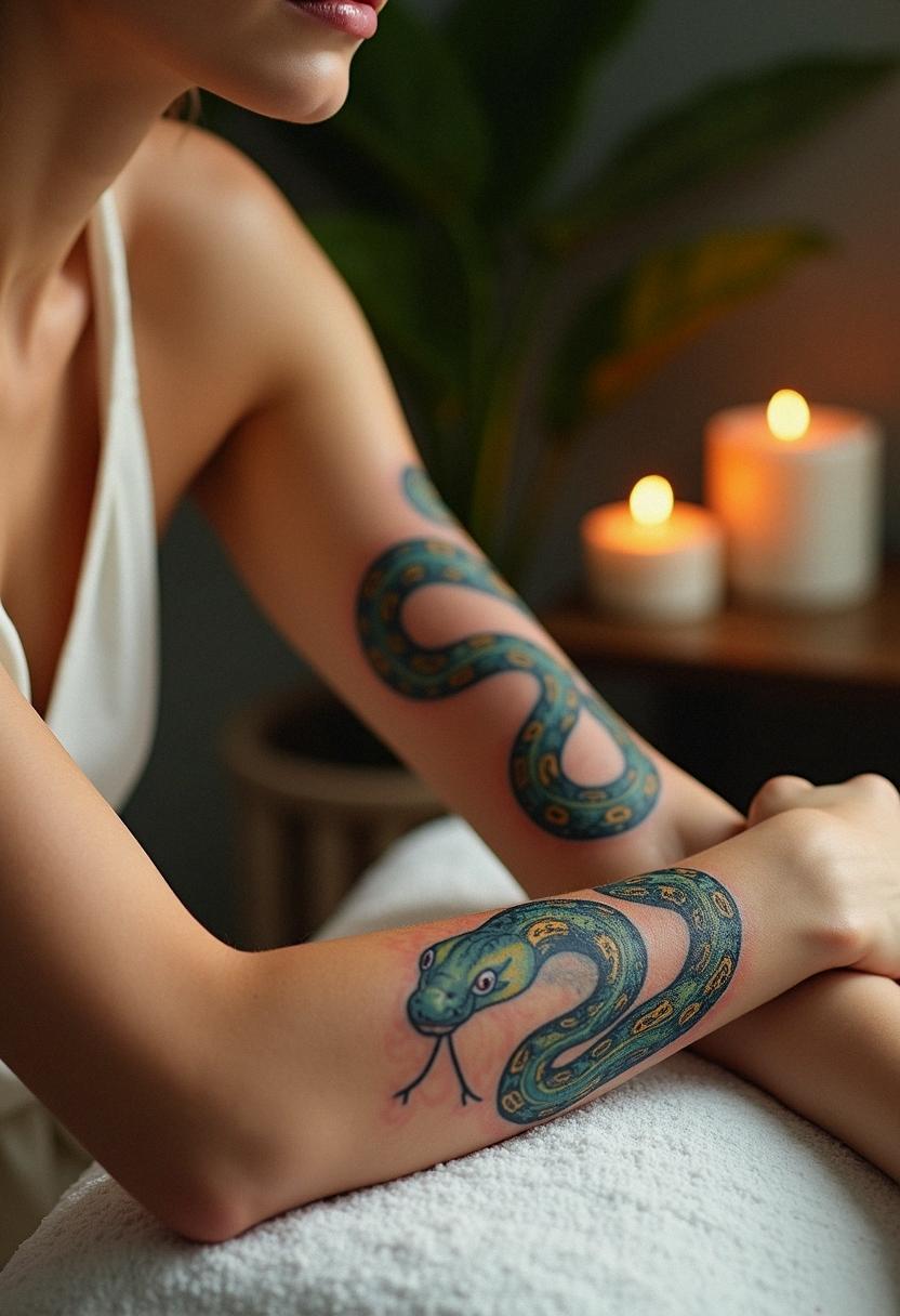 snake tattoo