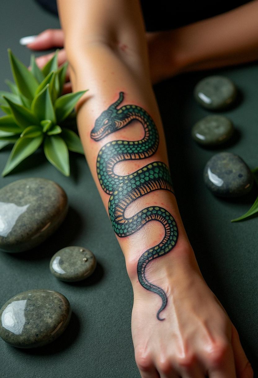 snake tattoo