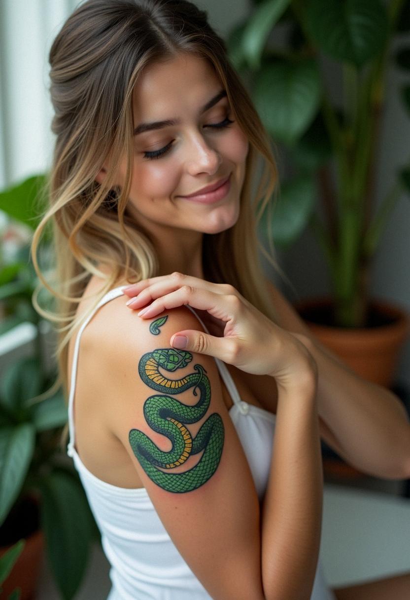 snake tattoo