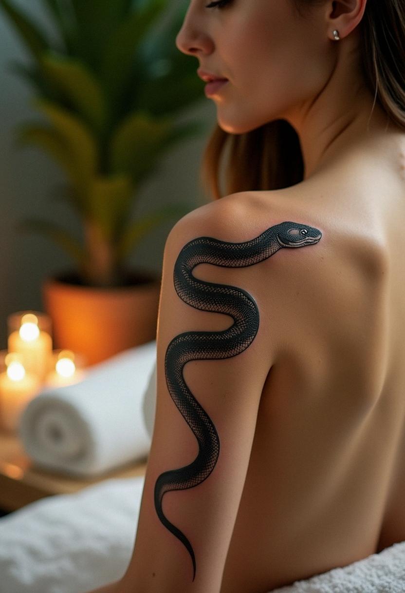 snake tattoo