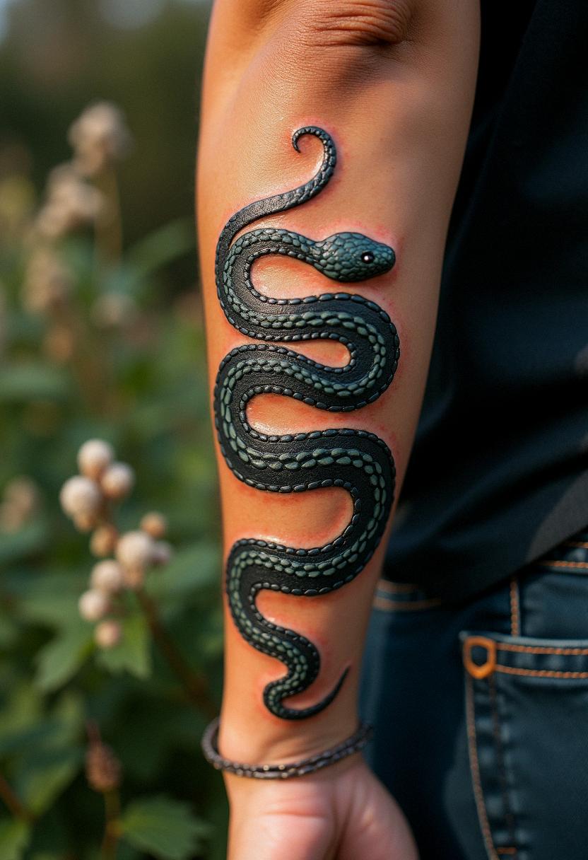 snake tattoo
