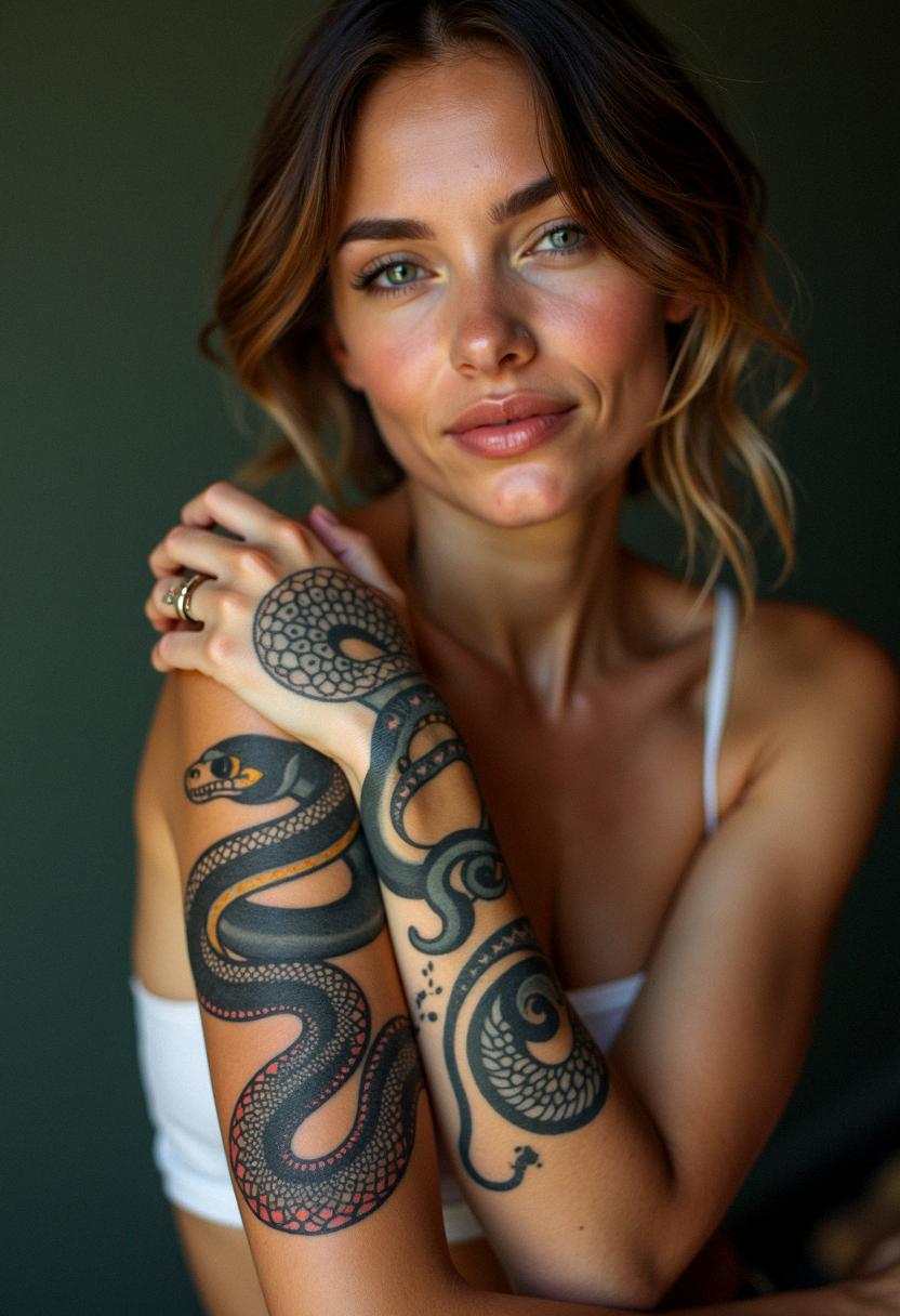 snake tattoo