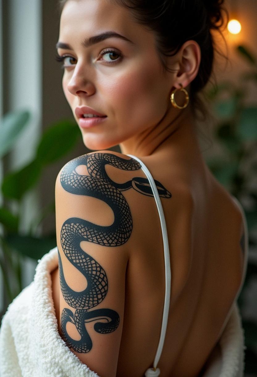 snake tattoo