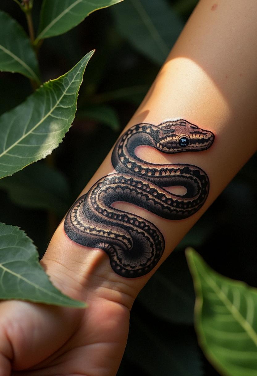 snake tattoo