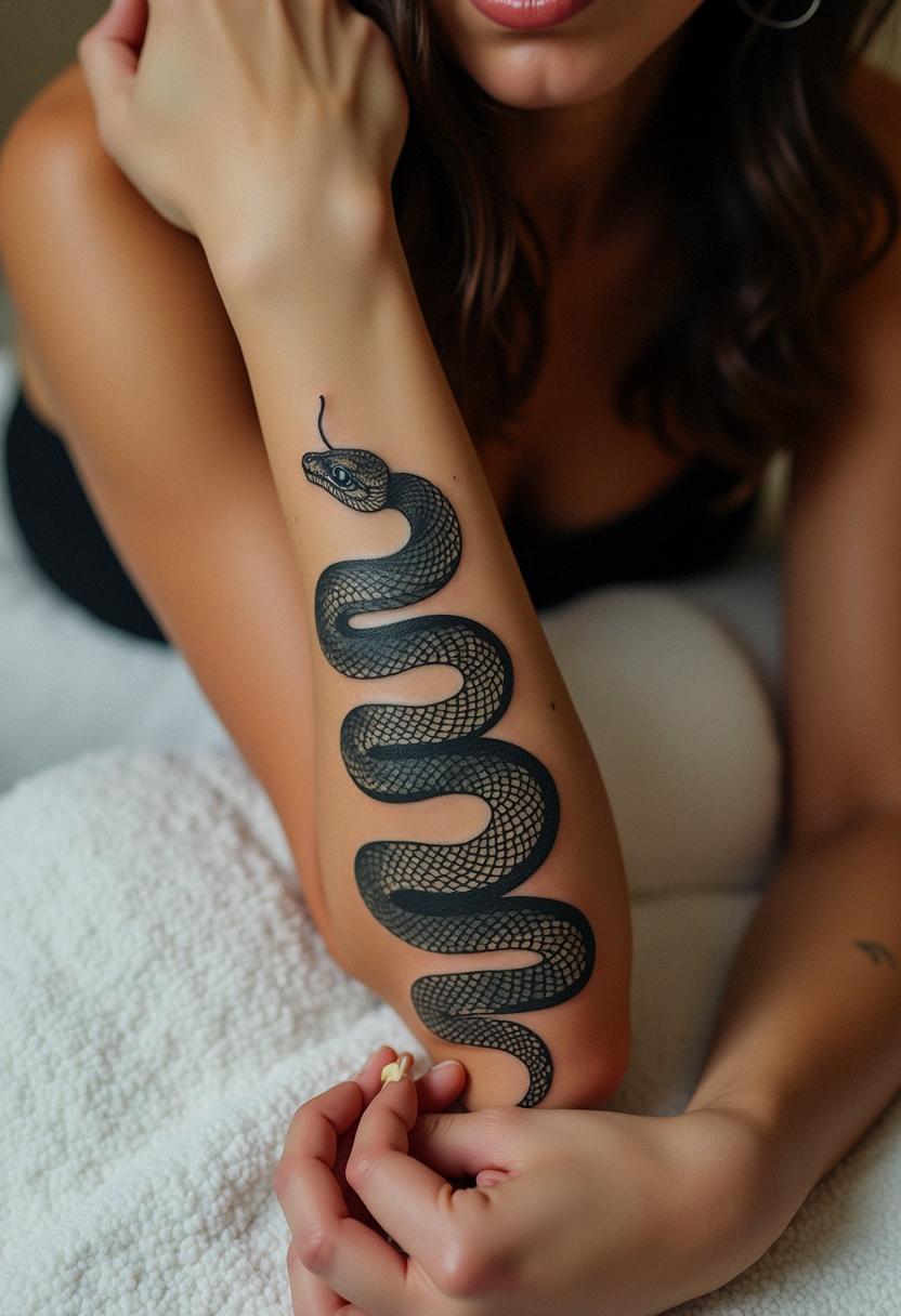 snake tattoo