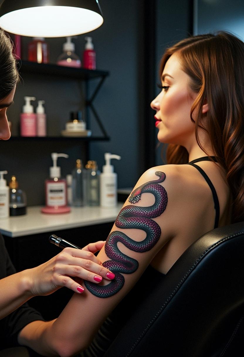 snake tattoo
