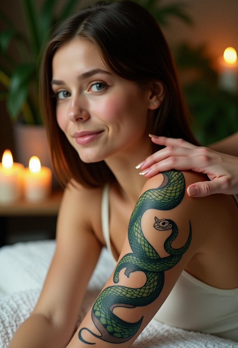 snake tattoo