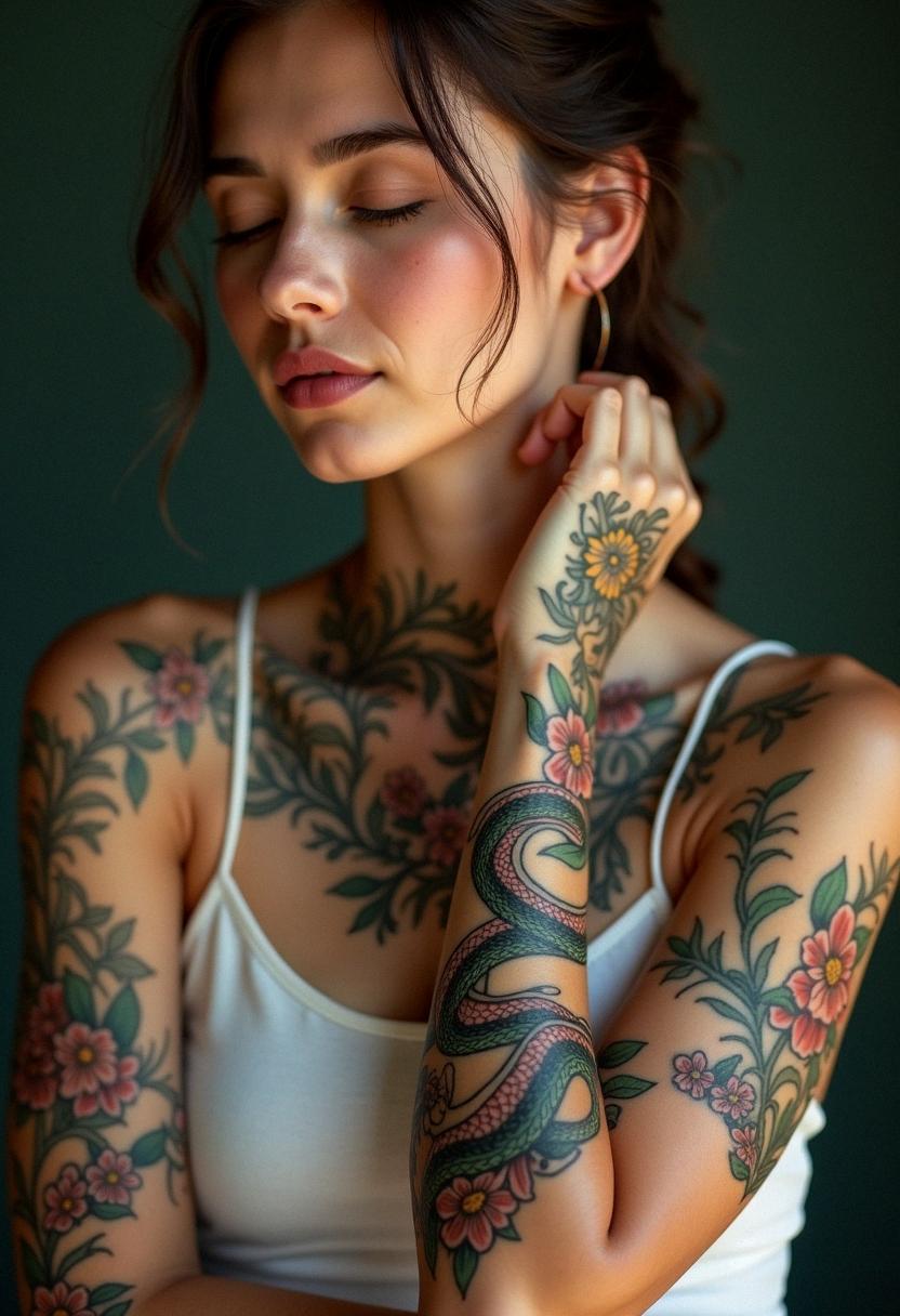 snake tattoo