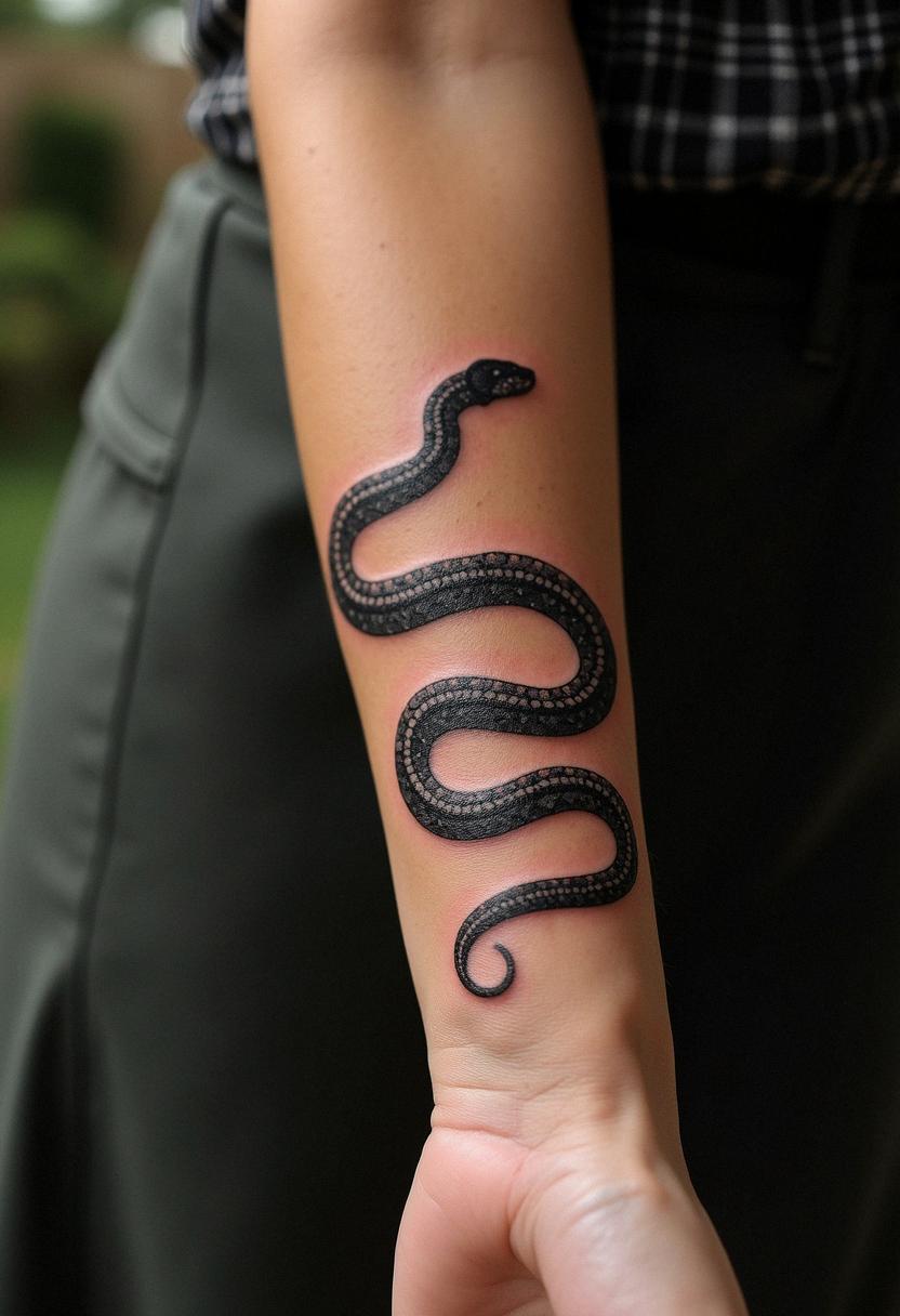 snake tattoo