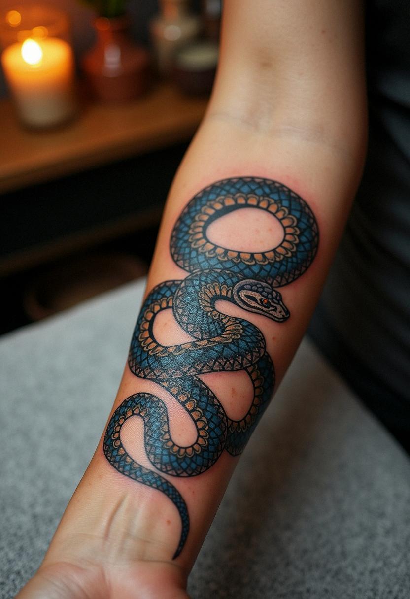 snake tattoo