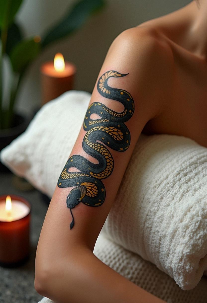snake tattoo