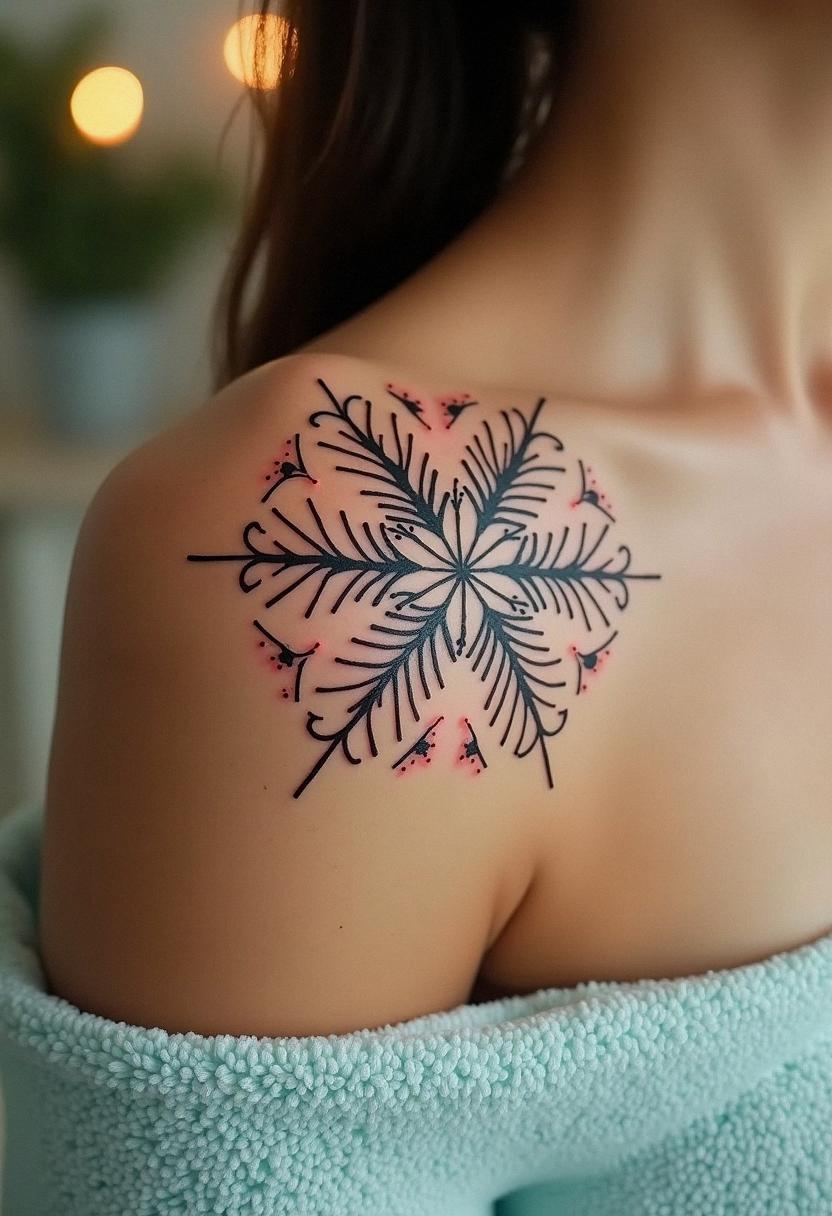 snowflake tattoo