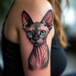 Sphynx Cat Tattoo 00005