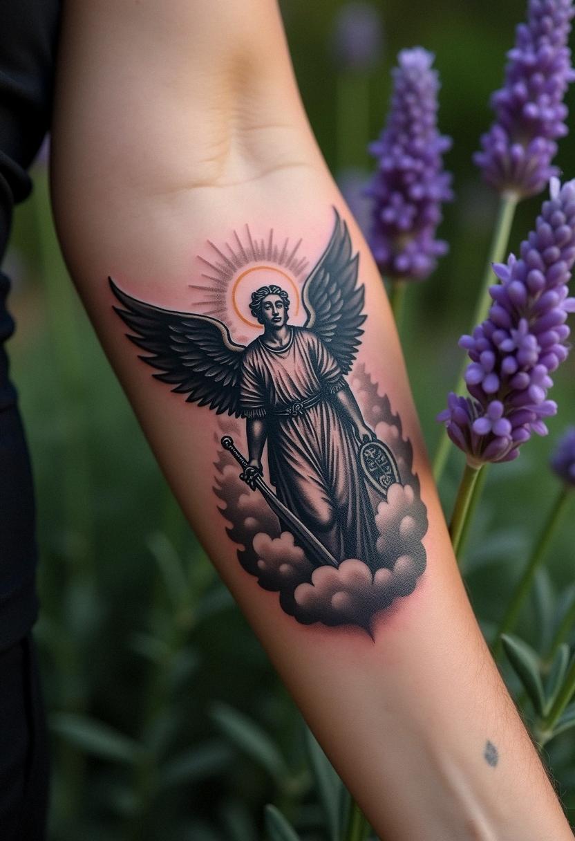 st michael archangel tattoo