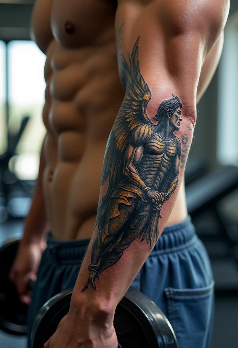 st michael archangel tattoo