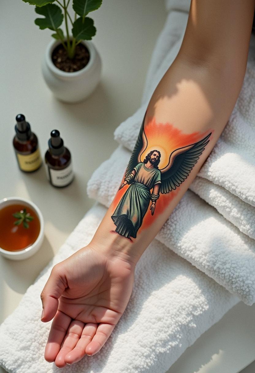 st michael archangel tattoo