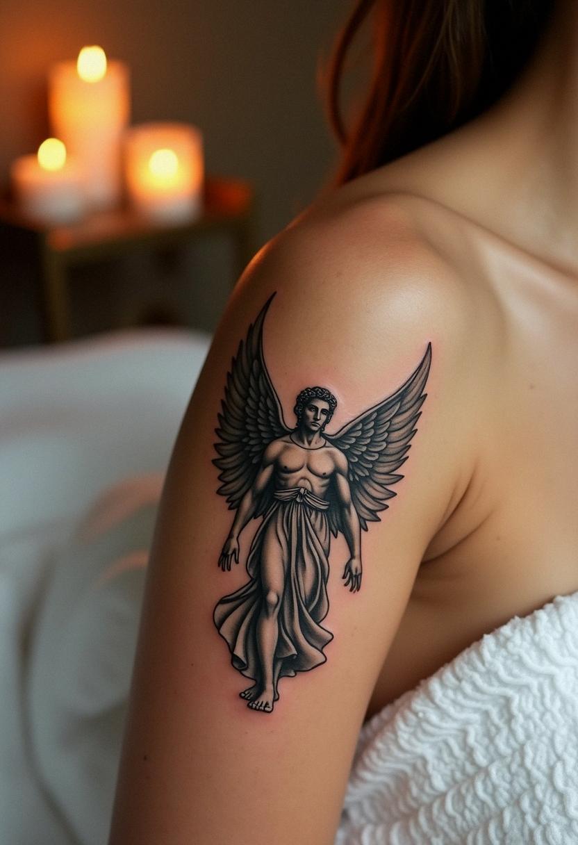 st michael archangel tattoo