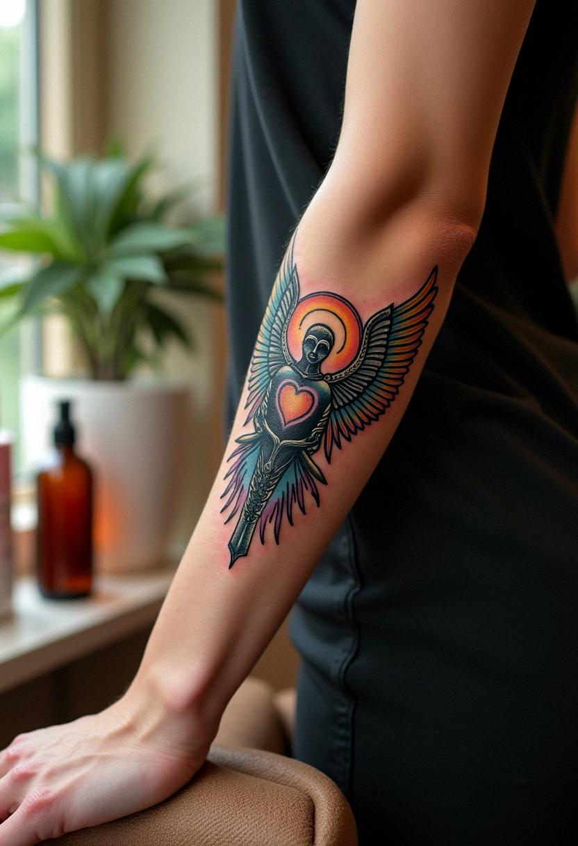 st michael archangel tattoo