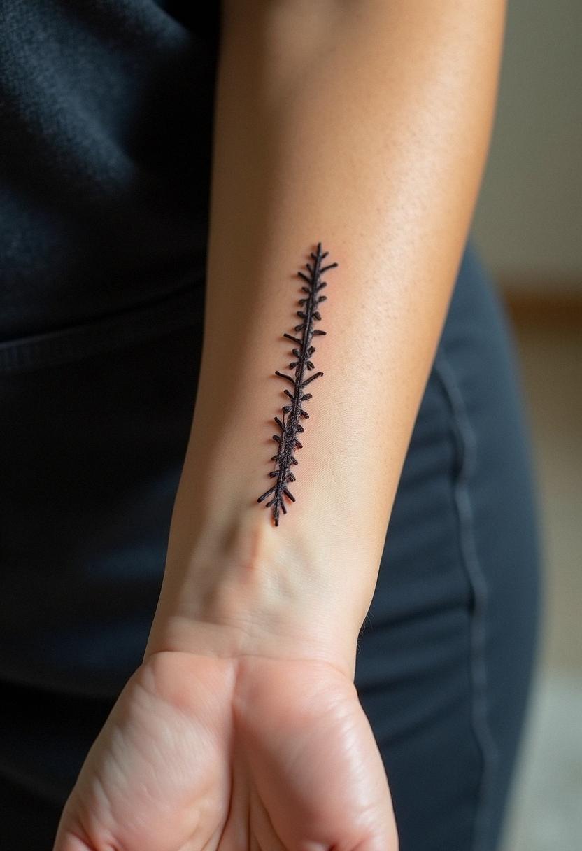 stitches tattoo