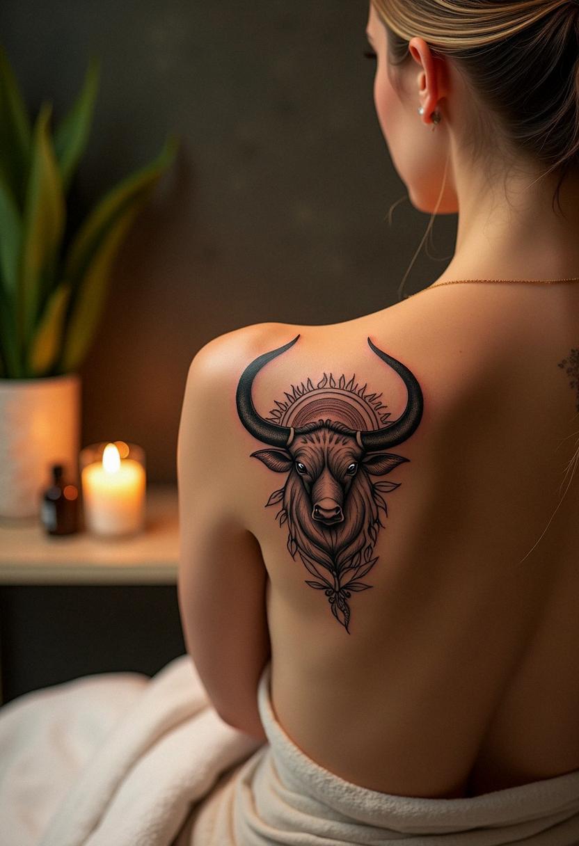taurus zodiac tattoo