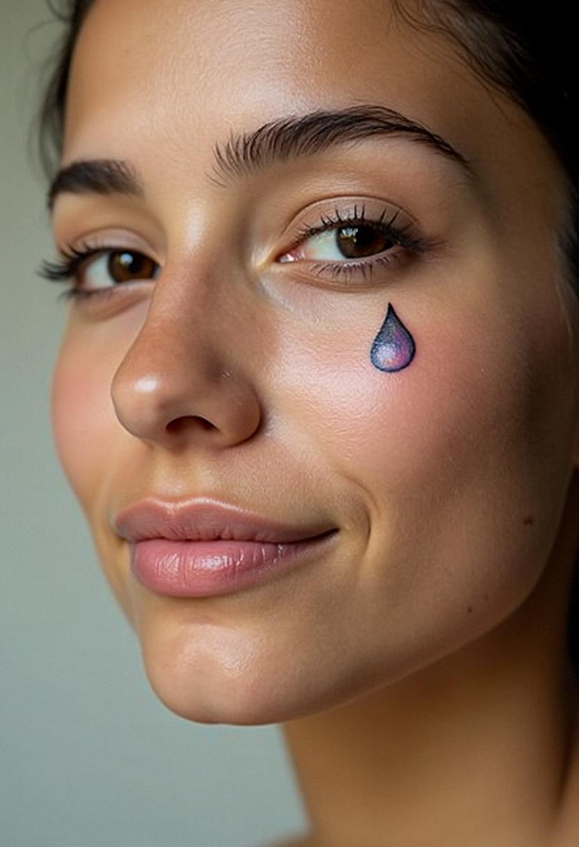 tear drop tattoo