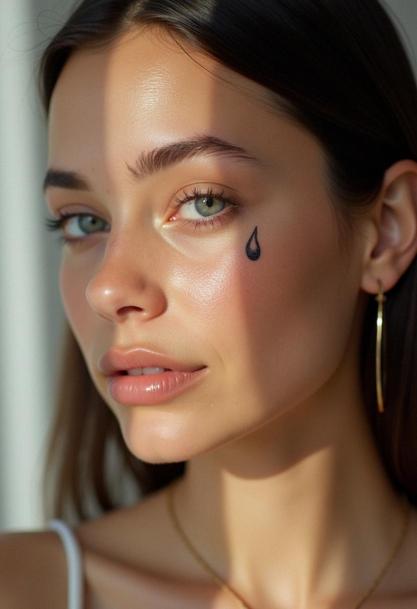 tear drop tattoo