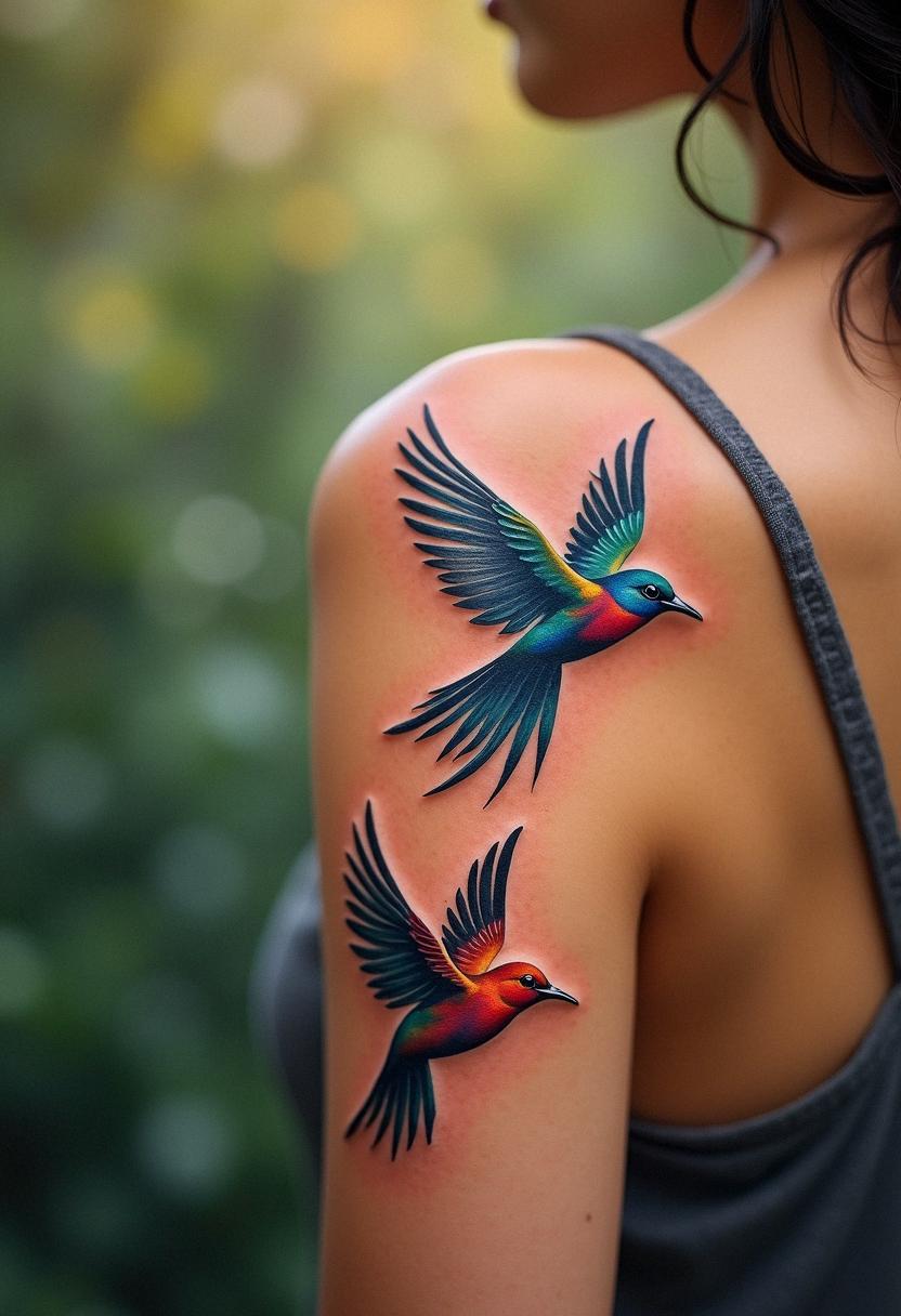 three birds tattoo