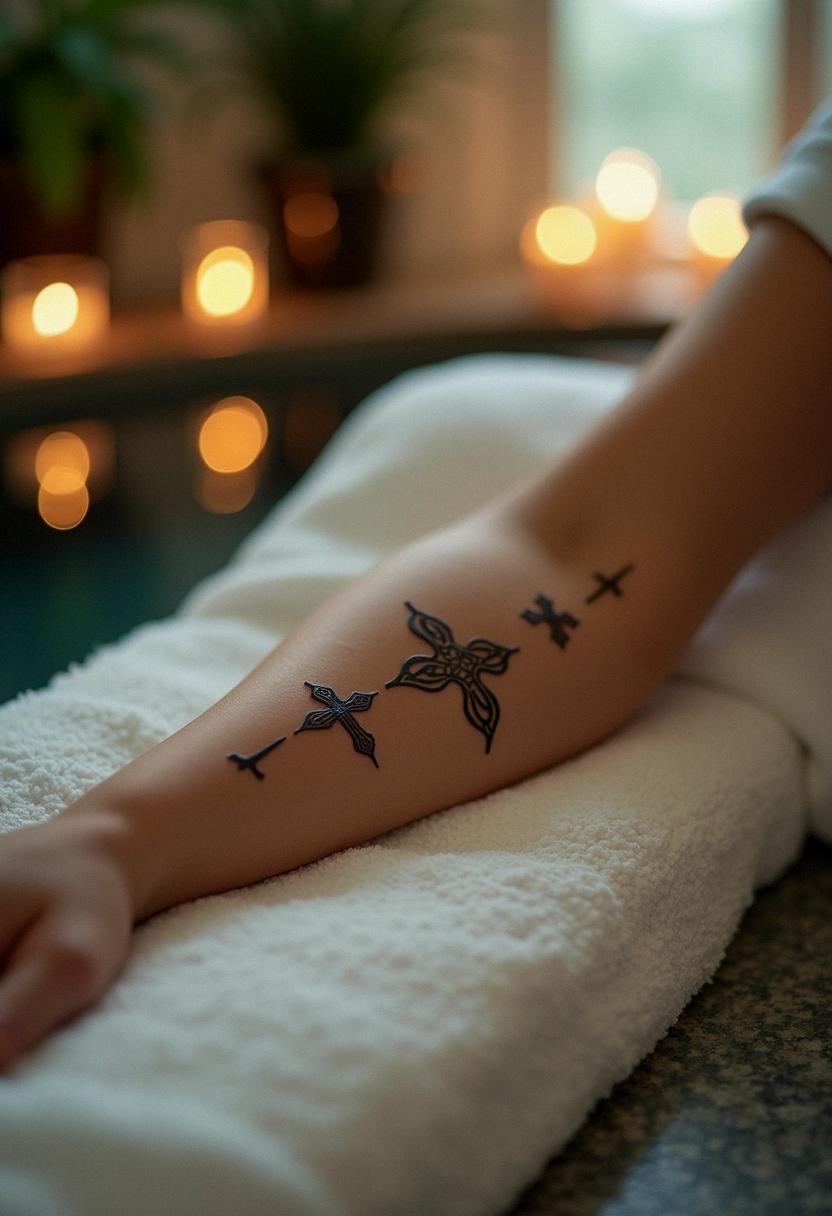 three cross tattoo three cross tattoo