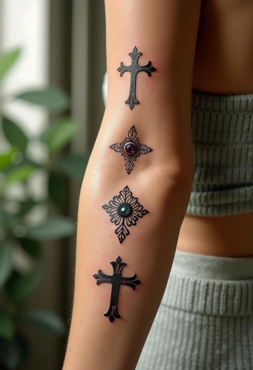 three cross tattoo three cross tattoo