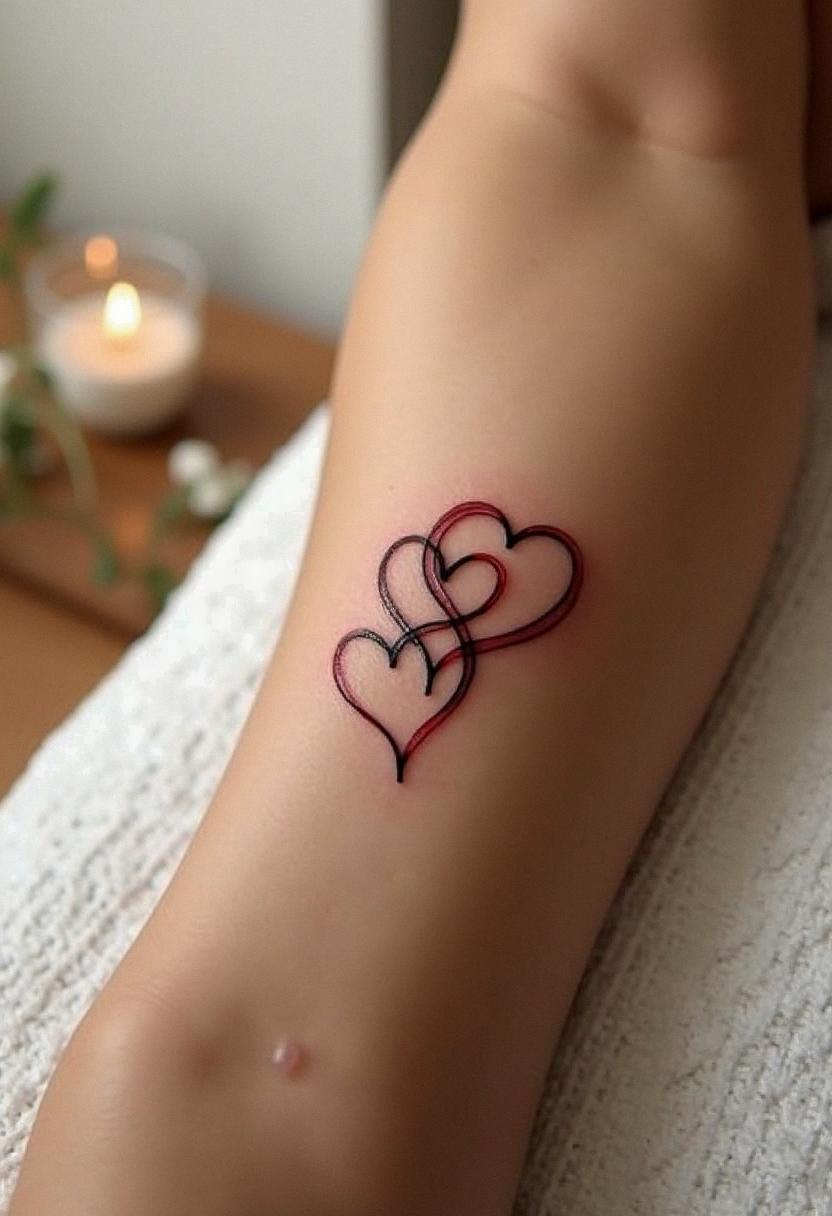 three hearts tattoo