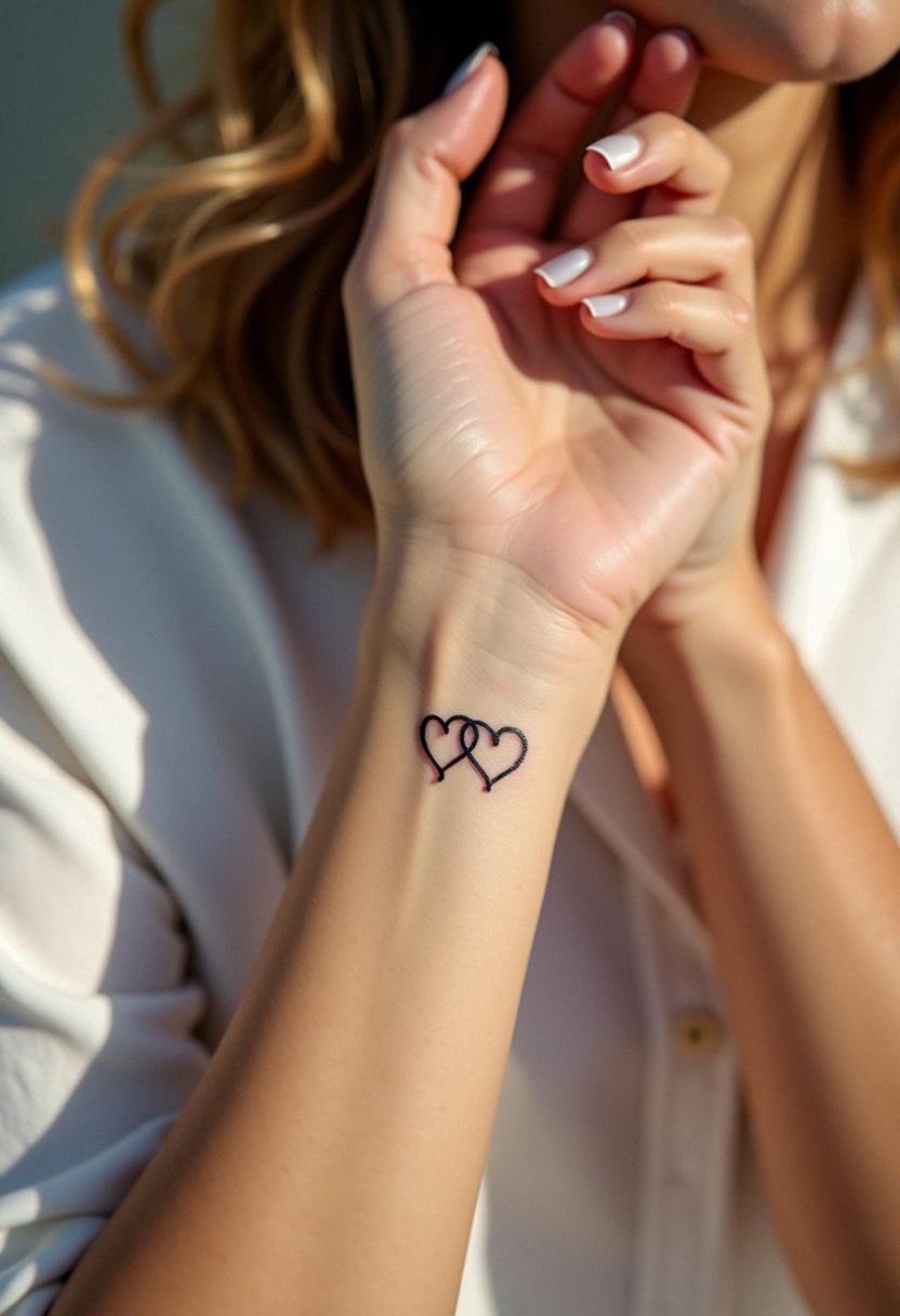 three hearts tattoo