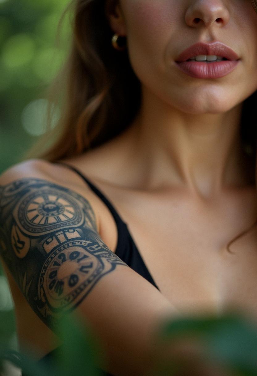 timeless clock tattoo