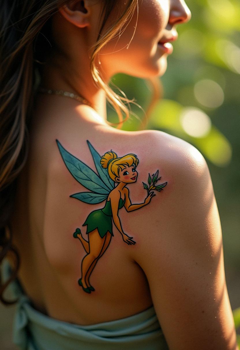 tinkerbell tattoo