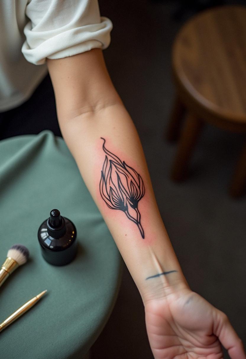 twin flame tattoo