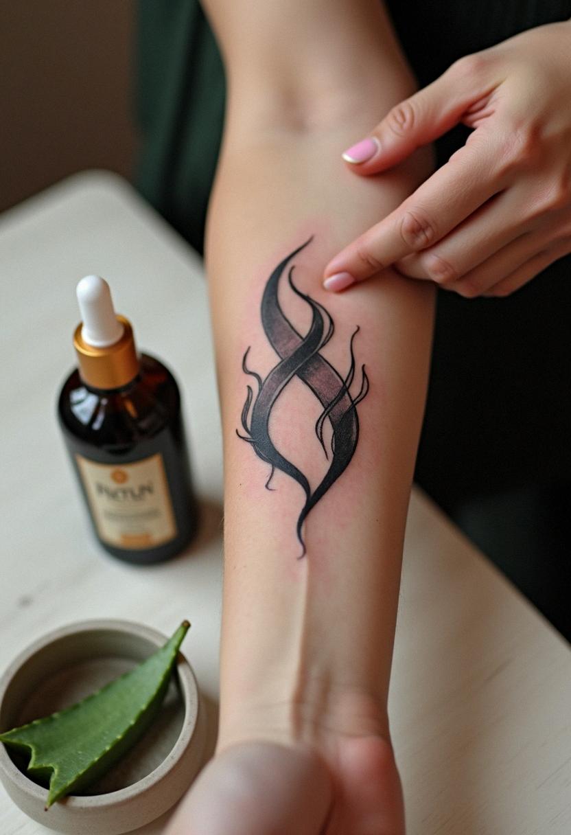 twin flame tattoo
