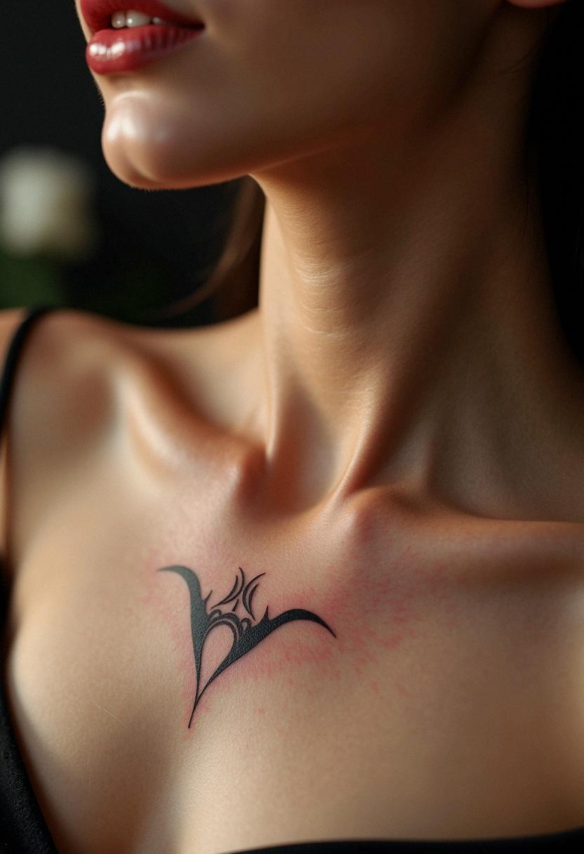 vampire bite tattoo